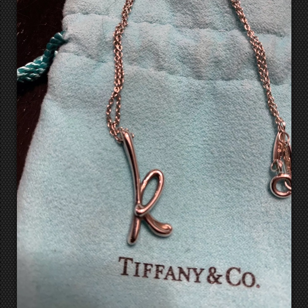 Tiffany & Co. Elsa Peretti  “k” necklace